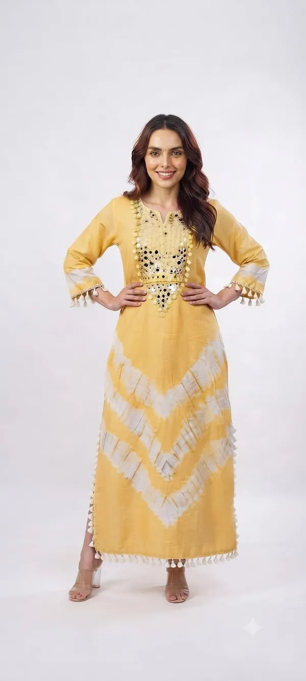 Yellow_Cotton_Blend_Printed_Straight_Kurta_For_Women