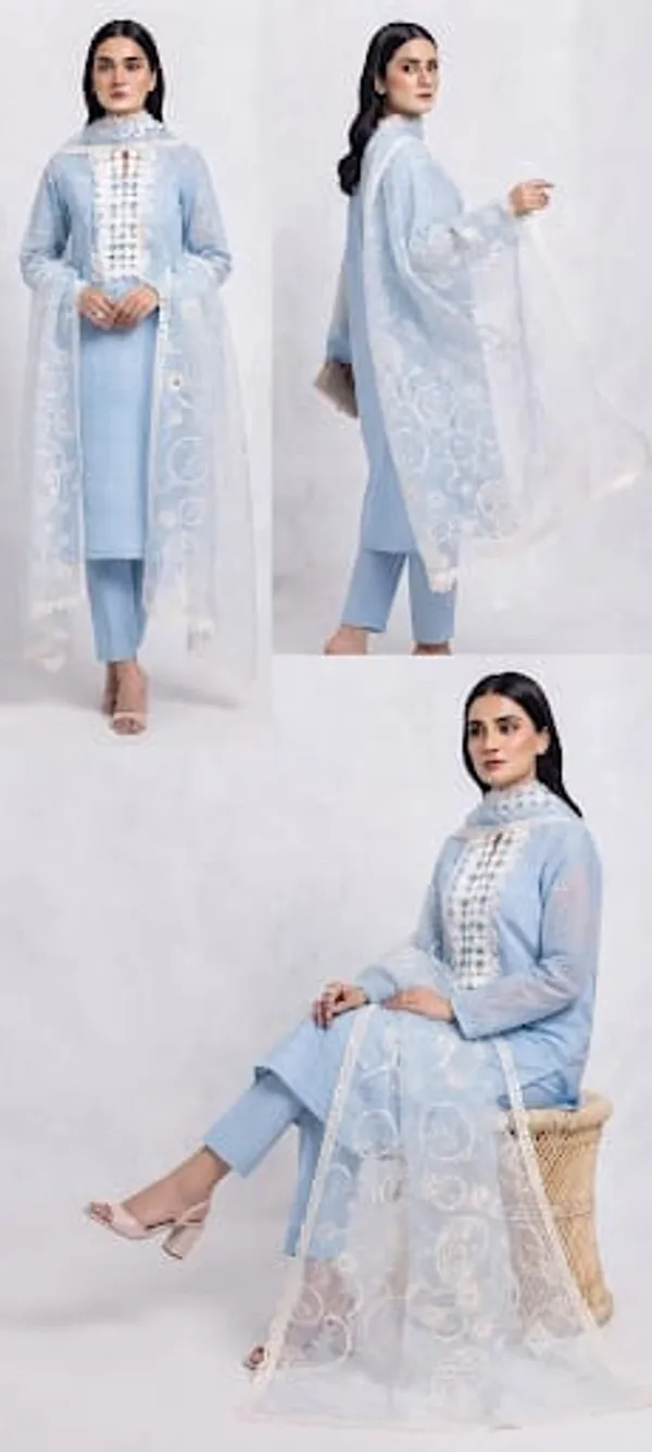 pure_chicken_cotton._Stone_wrk_and_lace_wrk_on_neck_With_Dupatta_For_Women_unstitched_suit
