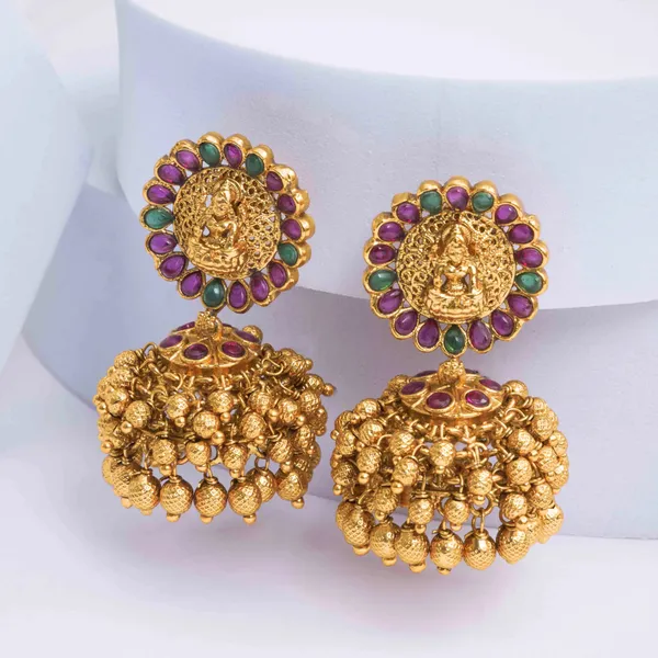 Divine_Lakshmi_Heritage_Jhumka_V_366_Green