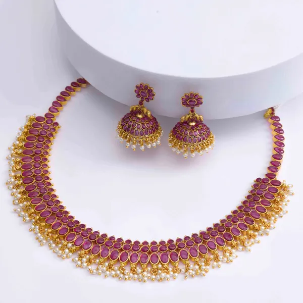 Chitralakshmi_Necklace_Set_V_683_Red