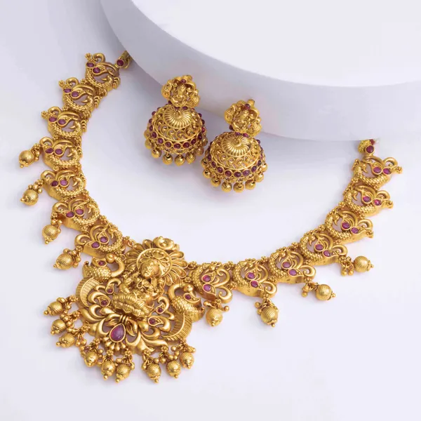 Sacred_Shine_Necklace_Set_K_1055_Red