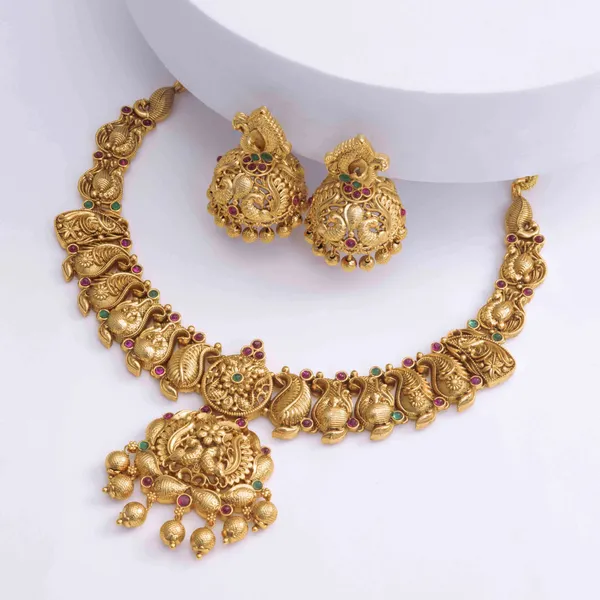 Divine_Grace_Necklace_Set_K_1146_Red