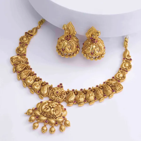Divine_Grace_Necklace_Set_K_1146_Red