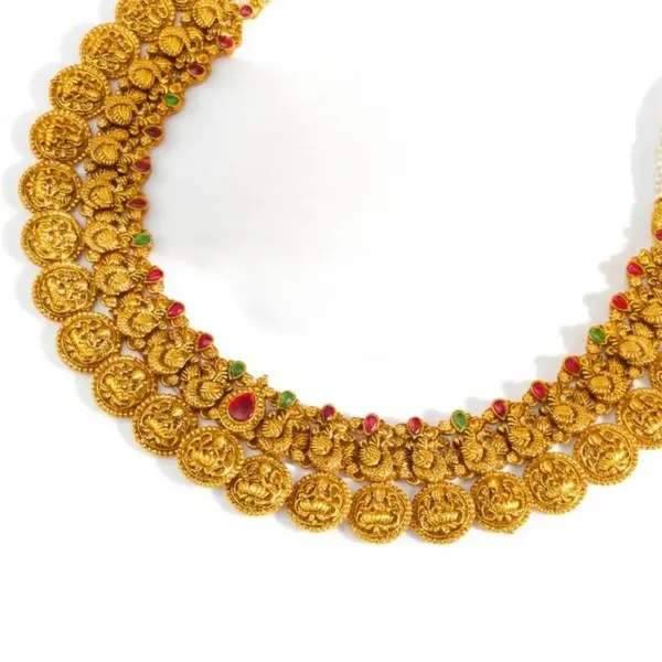 Antique_Necklace_Set_V_751_Red
