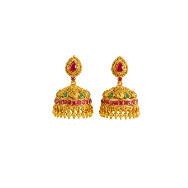 Antique_Necklace_Set_V_751_Red