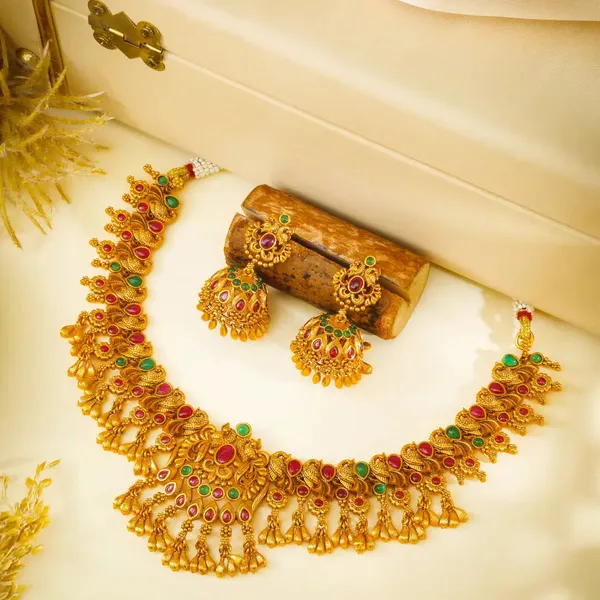 Mandira_Grace_Necklace_Set_V_879_Green