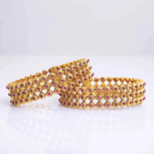 Classic_Stone_Temple_Bangle_In_Gold_Finish_P_450_Red