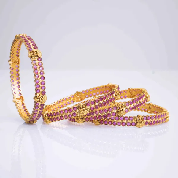 Divine_Laxmi_Temple_Bangles_In_Gold_Finish_K_995_Red_Pack_Of_2