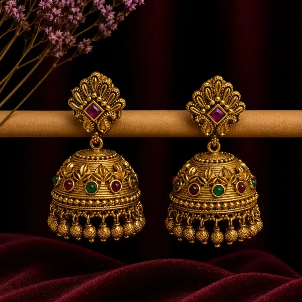 Royal_Bloom_Leaf_Jhumka_R_1157_Green