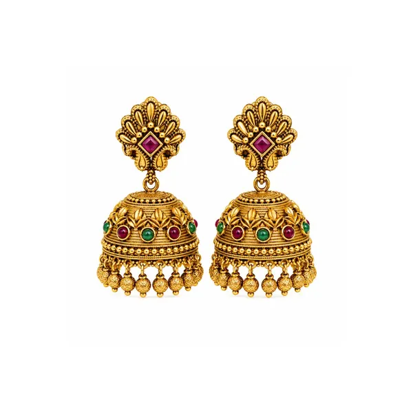 Royal_Bloom_Leaf_Jhumka_R_1157_Green
