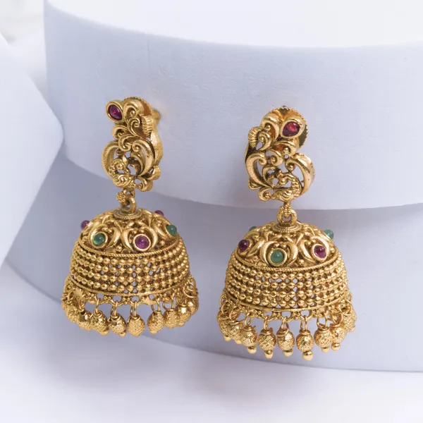 Timeless_Temple_Elegance_Jhumka_R_1162_Green