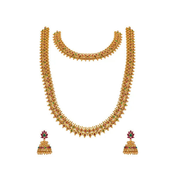 Combo_Necklace_Set_K_1390_Green