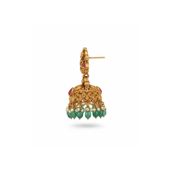 Royal_Roots_Necklace_Set_K_1214_Red
