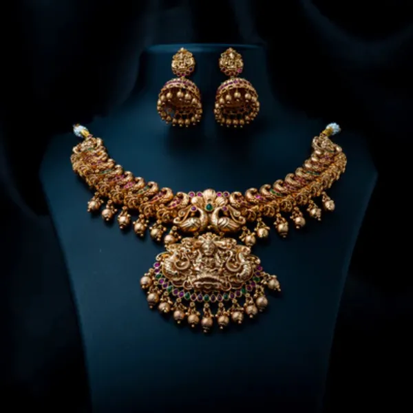 Throne_Shine_Necklace_Set_N_945_Green