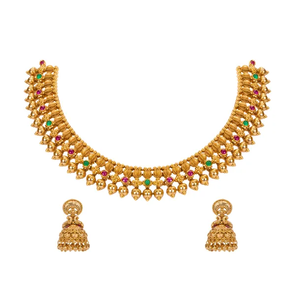 Exquisite_Temple_Necklace_Set_K_1371_Green