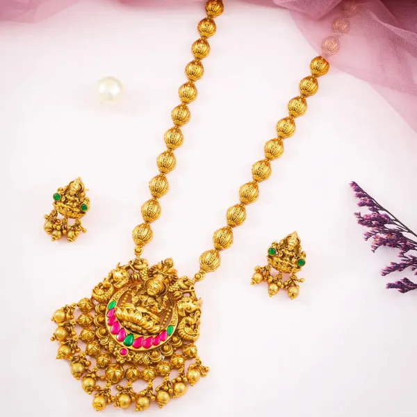 Laxmimata_Pendant_Set_P_1260_Green