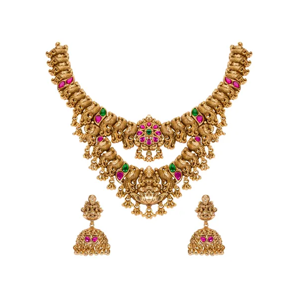 Nayana_Aura_Necklace_Set_K_1201_Green