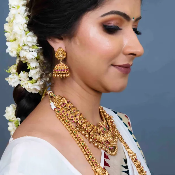 Antique_Necklace_Set_K_636_Red