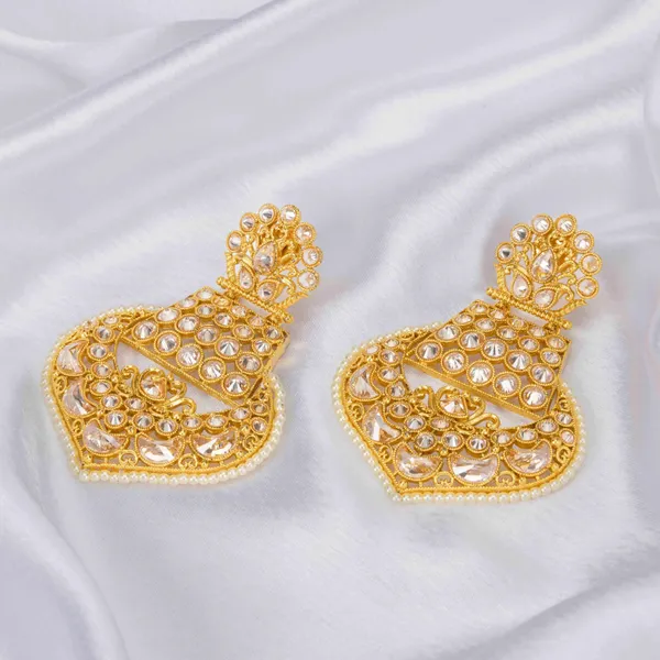 Antique_Gold_Plated_Long_Jhumka_C_34_White