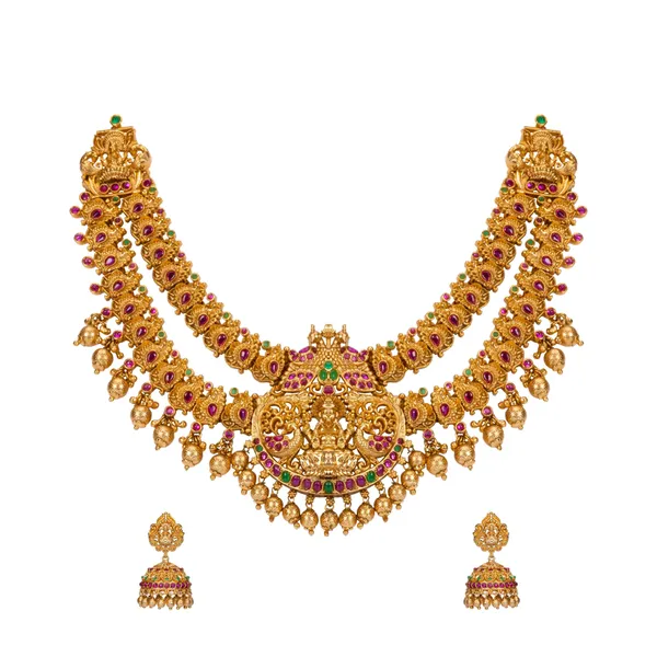 Antique_Necklace_Set_K_636_Green