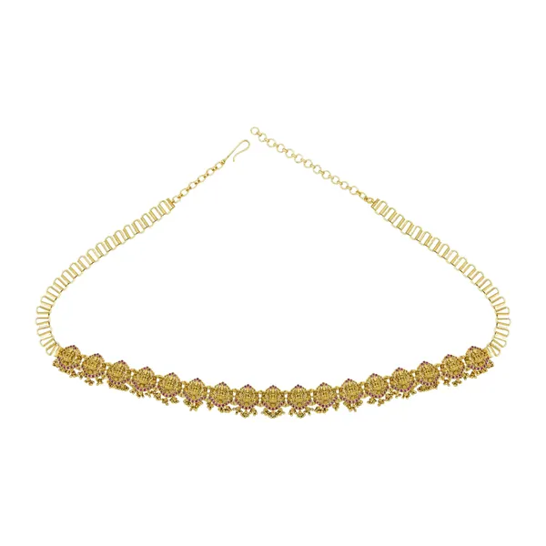 Royal_Heritage_Antique_Gold_Plated_Waist_Belt_V_1921_Red