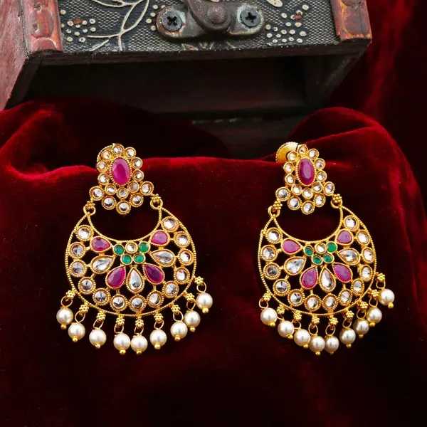Ethnic_Gold_Plated_Jhumka_C_37_Multicolor