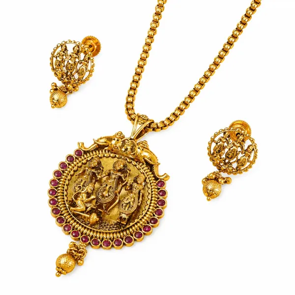 Divine_Ram_Parivar_Temple_Pendant_Set_T_77_Red