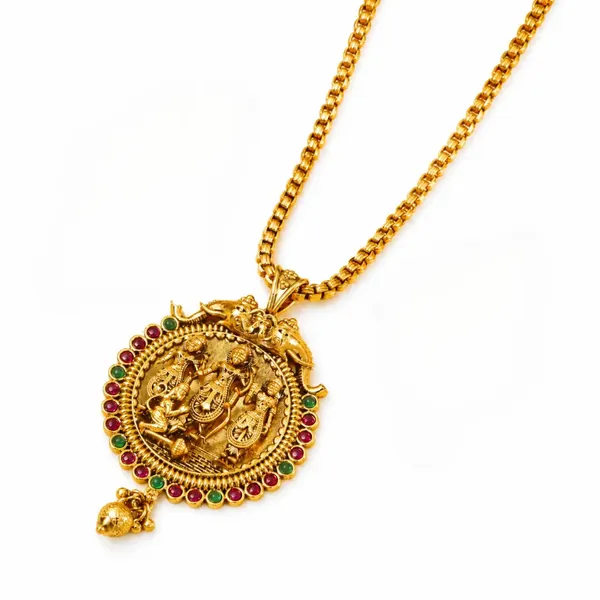 Divine_Ram_Parivar_Temple_Pendant_Set_T_77_Red