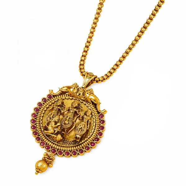 Divine_Ram_Parivar_Temple_Pendant_Set_T_77_Red