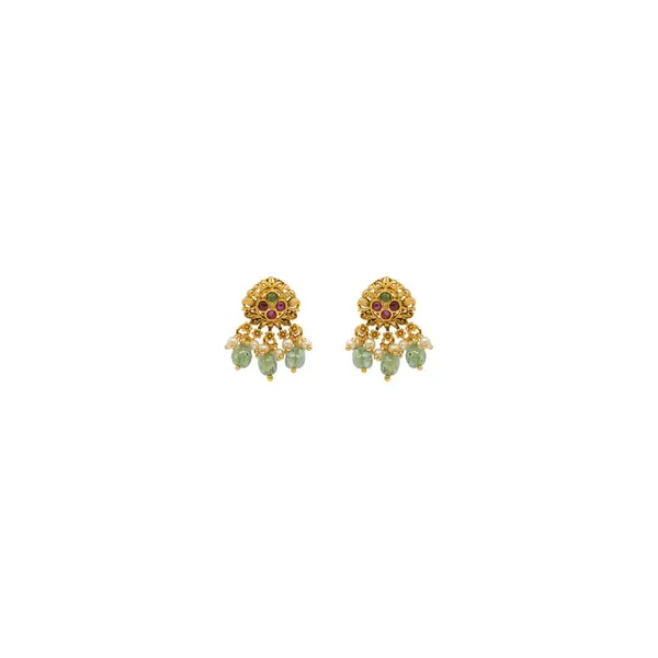 Peacock_Flower_Deisgn_Temple_Haaram_Design_T_49_Green