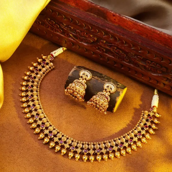 Exquisite_Temple_Necklace_Set_K_1371_Red
