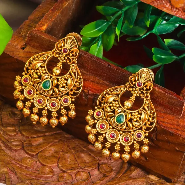 Antique_Chandbali_R_1059_Green