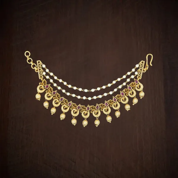 Golden_Aura_Ear_Chain_V_1297_Red