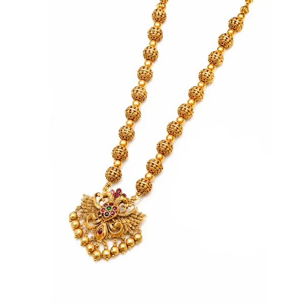 Antique_Gandaberunda_Necklace_Set_T_48_Green