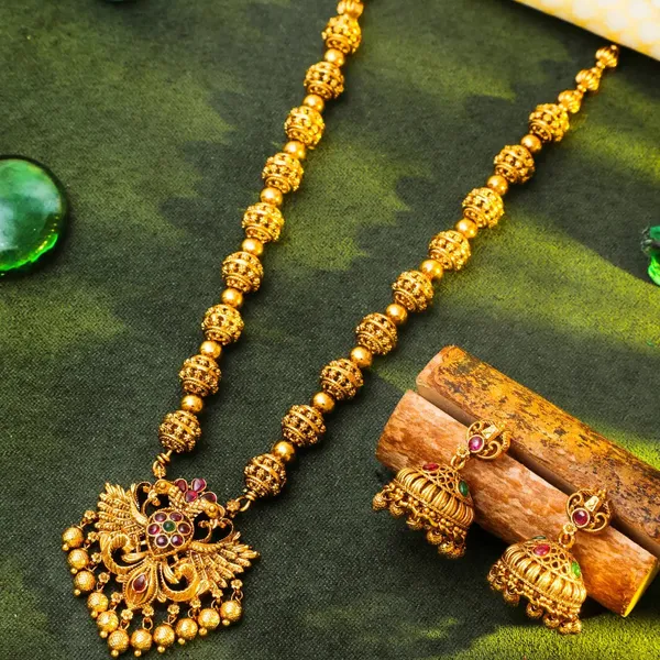 Antique_Gandaberunda_Necklace_Set_T_48_Green