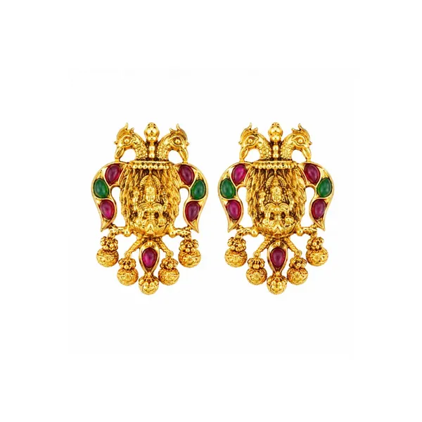 Antique_Gandaberunda_Pendant_Set_T_44_Red