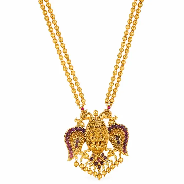 Antique_Gandaberunda_Pendant_Set_T_44_Red