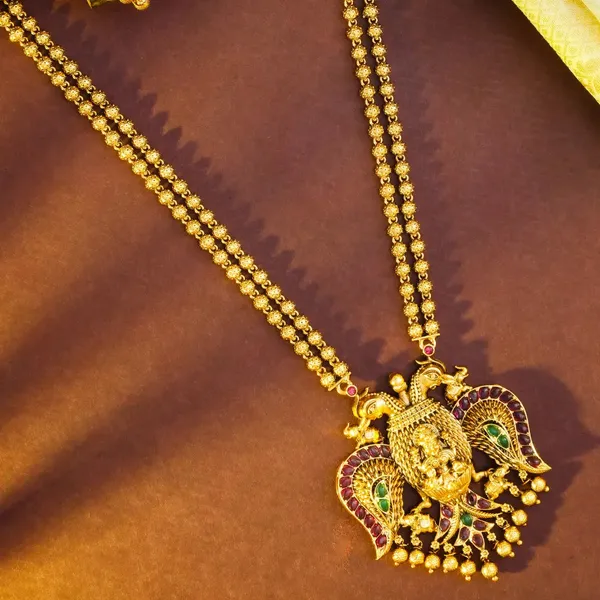 Antique_Gandaberunda_Pendant_Set_T_44_Green