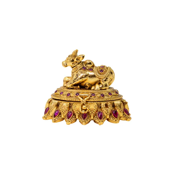 Gold_Plated_Nandi_Handcrafted_Sindoor_Box_T_67_Red