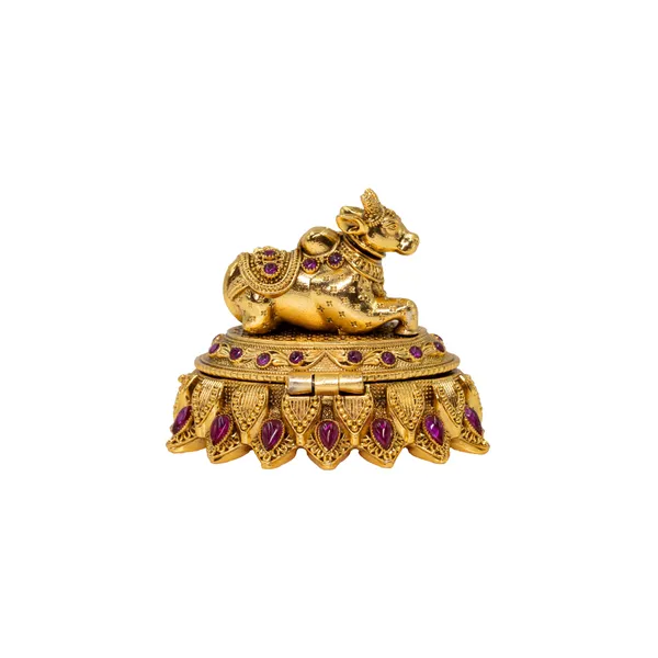 Gold_Plated_Nandi_Handcrafted_Sindoor_Box_T_67_Red