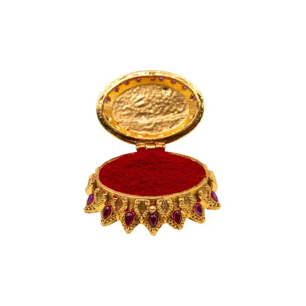 Gold_Plated_Nandi_Handcrafted_Sindoor_Box_T_67_Red
