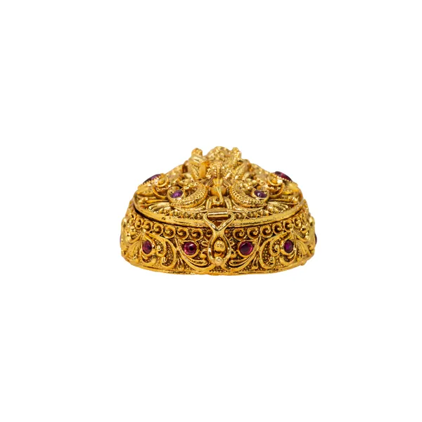 Antique_Finish_Ganesh_Sindoor_Box_T_69_Green