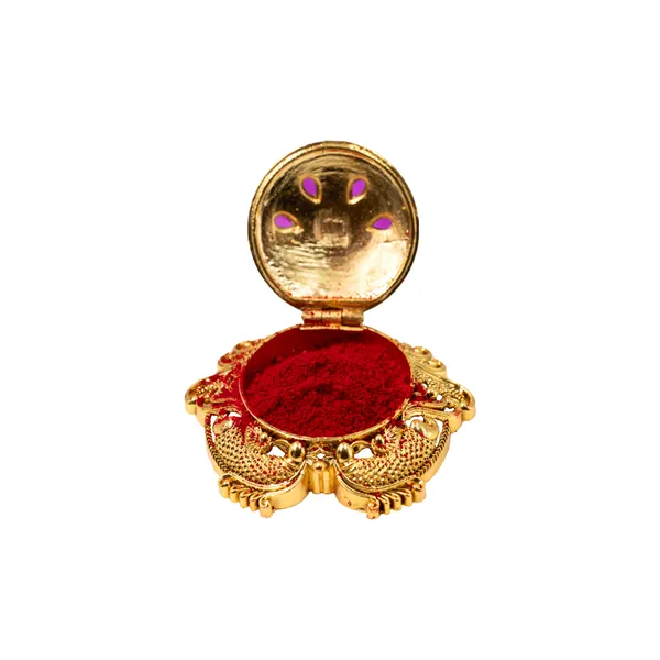 Antique_Finish_Handcrafted_Laxmi_Sindoor_Box_T_66_Red