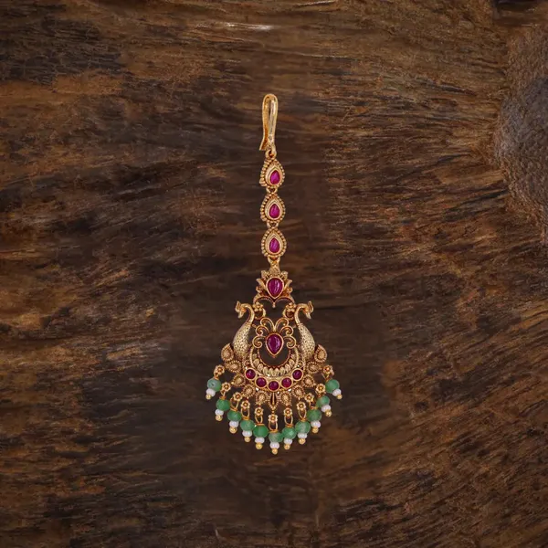 Antique_Finish_Maang_Tikka_For_Wedding_T_8_Red