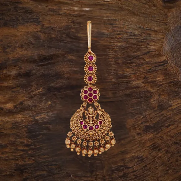 Handcrafted_Lakshmi_Temple_Maang_Tikka_T_4_Red