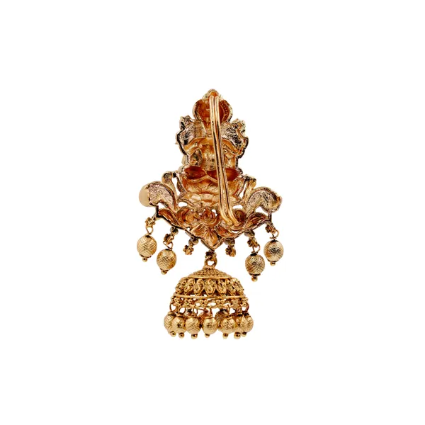Divine_Laxmi_Temple_Hair_Broach_T_53_Red