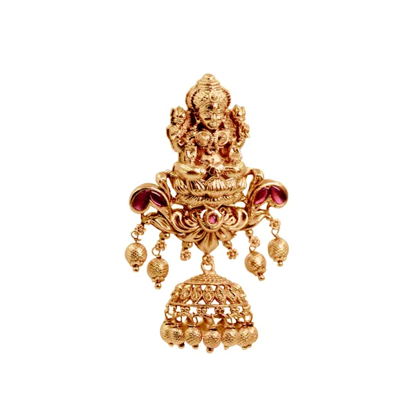 Divine_Laxmi_Temple_Hair_Broach_T_53_Red