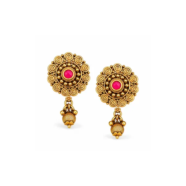 Classy_Gold_Plated_Bali_J_341_Green