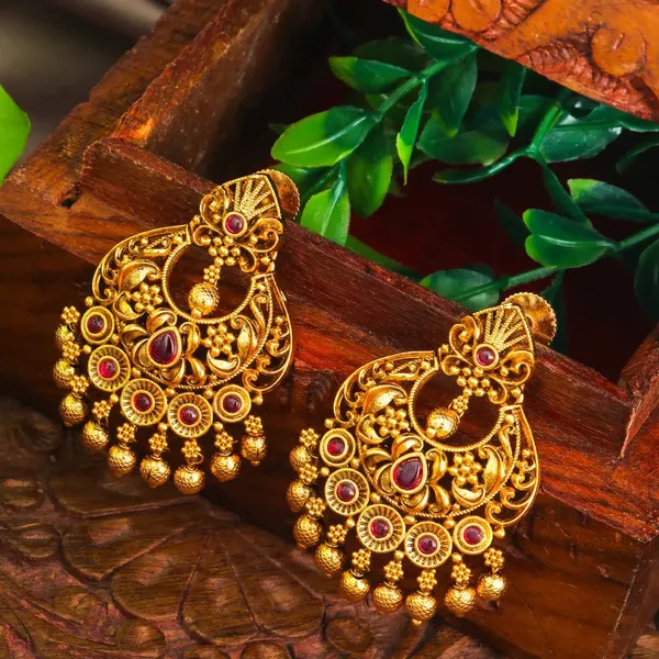 Antique_Chandbali_R_1059_Red