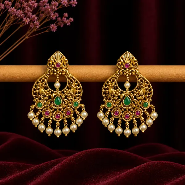 Antique_Chandbali_R_1059_White
